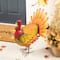 Glitzhome® 21.5" Thanksgiving Metal Turkey Porch Décor